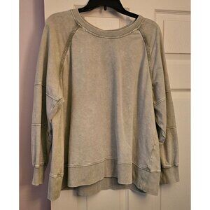 Jane & Delancey Womens Vintage Inspired Pullover Sweatshirt 1X Lagenlook Comfort
